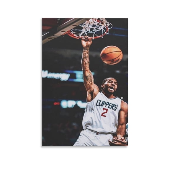 Kawhi Leonard Canvas Poster Canvas Wall Art Poster Decorative Bedroom Modern Home Print Picture Artworks Posters 12x18inch(30x45cm)