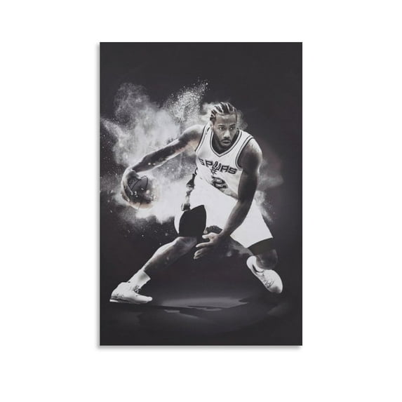 Kawhi Leonard Canvas Poster Posters Wall Art Painting Canvas Gift Living Room Prints Bedroom Decor Poster Artworks 16x24inch(40x60cm)