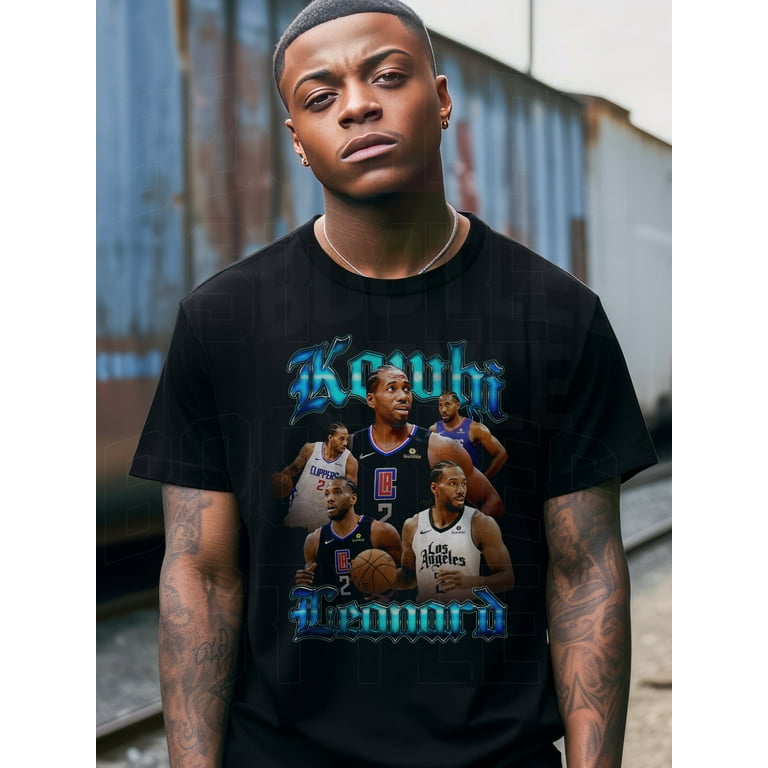 Kawhi Leonard Shirt for Men Women Vintage Basketball Shirt Bootleg T Shirt Classic 90s Graphic Tee Gift for Los Angeles Basketball fan Walmart