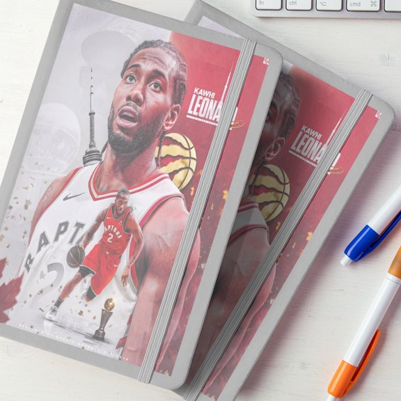 Kawhi Leonard Custom Printed Notebook.