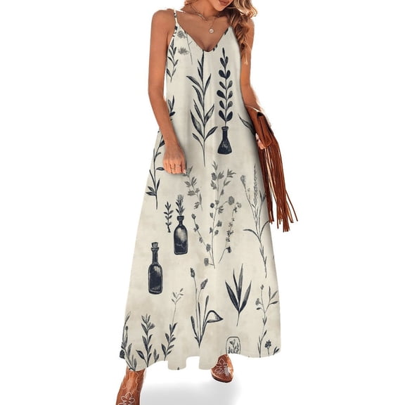 Kawisito_ancestral_illustrations_that_represent_plant_medicin_4a5cca95-e29e-4beb-995e-f3540e4ec5c0_1 Womens Summer Dresses Casual Sleeveless Tshirt Sundresses Vacation Beach Cover Up Dress