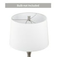 thumbnail image 1 of Kawoti  61'' Floor Lamp with Empire Fabric Shade Brushed Nickel, 1 of 5