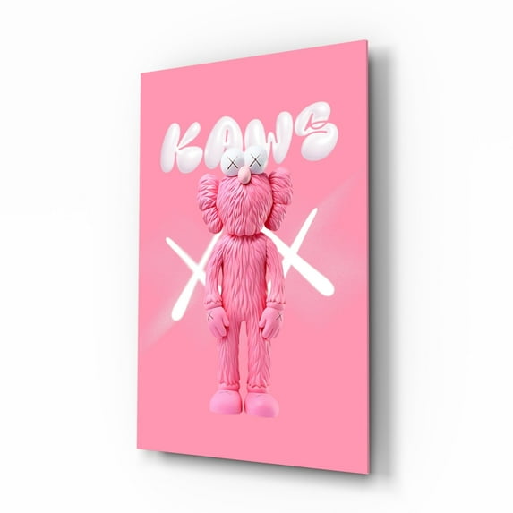 Kaws Glass Wall Art || Designer Collection