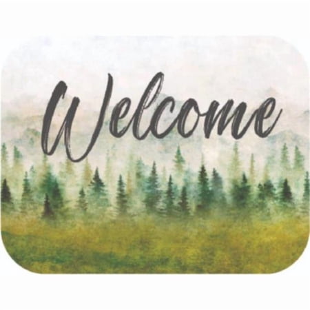 Kay Berry 67350 10 x 8 in. Welcome Stone with Trees Colored Printed Stones