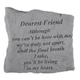 thumbnail image 1 of Kay Berry Although You Can't Be Here Memorial Stone With Personalized Header, 1 of 2