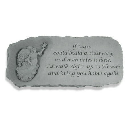 Kay Berry- Inc. 37120 If Tears Could Build A Stairway - Angel Memorial Bench - 29 Inches x 12 Inches x 15 Inches