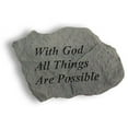 thumbnail image 1 of Kay Berry- Inc. 42120 With God All Things Are Possible - Memorial - 5 Inches x 3.25 Inches, 1 of 2