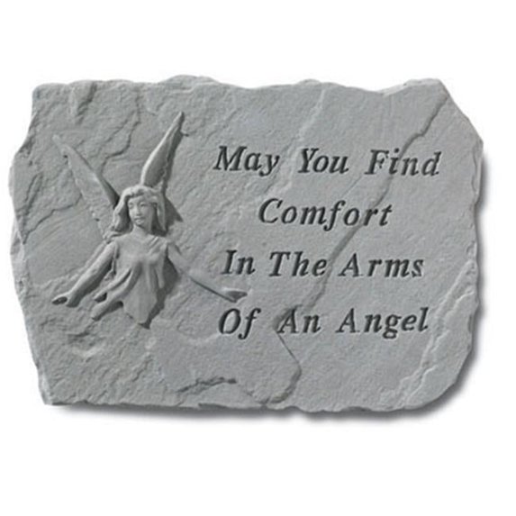 Kay Berry- Inc. 69320 May You Find Comfort In The Arms Of An Angel - Angel Memorial 18 Inches x 13 Inches