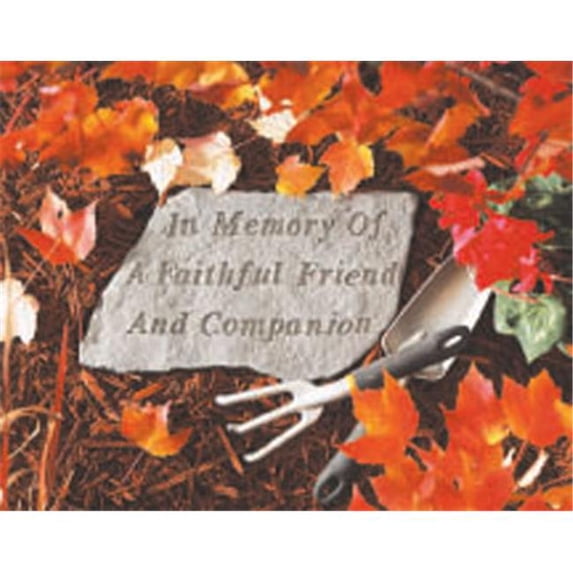 Kay Berry- Inc. 69920 In Memory Of A Faithful Friend And Companion - Memorial - 14.5 Inches x 9.5 Inches