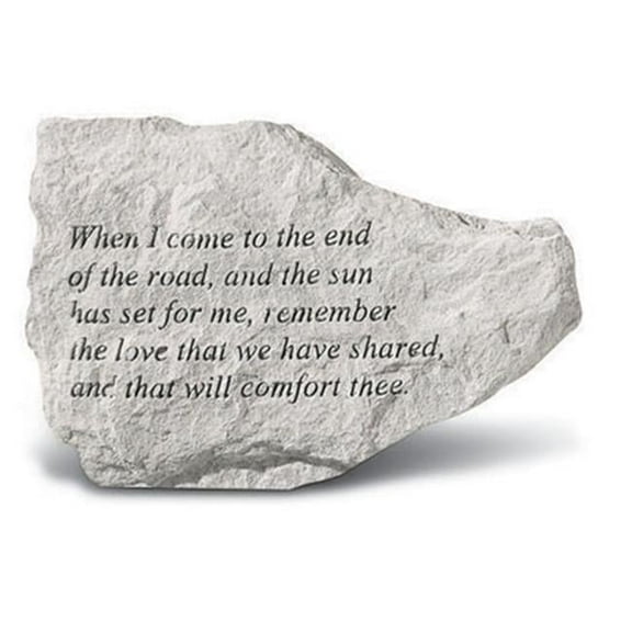 Kay Berry- Inc. 73620 When I Come To The End Of The Road - Memorial - 6.5 Inches x 4.5 Inches