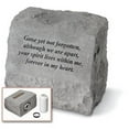 thumbnail image 1 of Kay Berry- Inc. 93420 Gone Yet Not Forgotten - Headstone-Urn Memorial - 9.5 Inches x 5 Inches x 8 Inches, 1 of 2