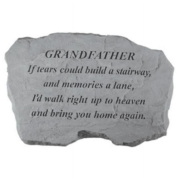 Kay Berry- Inc. 97320 Grandfather-If Tears Could Build A Stairway - Memorial - 16 Inches x 10.5 Inches x 1.5 Inches