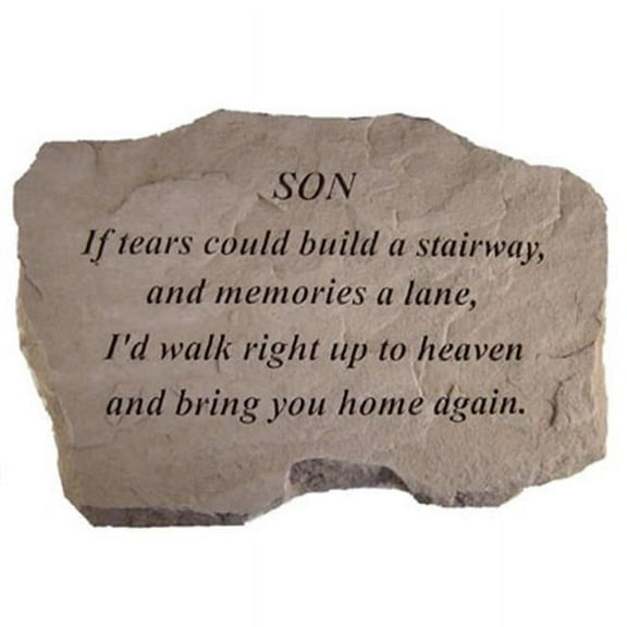Kay Berry- Inc. 99720 Son-If Tears Could Build A Stairway - Memorial - 16 Inches x 10.5 Inches x 1.5 Inches
