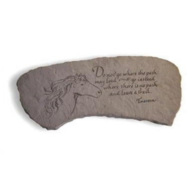 Kay Berry- Inc.  Do Not Go Where The Path May Lead - Memorial Bench - 29 Inches x 12 Inches x 15 Inches