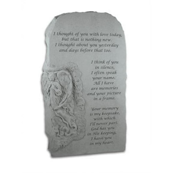 Kay Berry- Inc. I Thought Of You - Memorial - 23 Inches x 13.5 Inches x 5 Inches