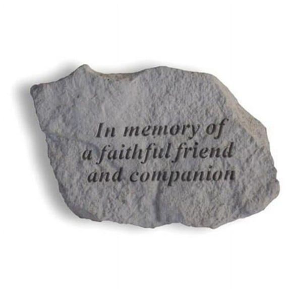 Kay Berry- Inc. In Memory Of A Faithful Friend And Companion - Memorial - 5 Inches x 3.5 Inches
