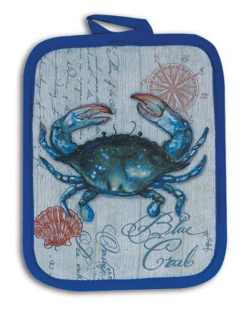 Kay Dee Crab Fest Blue Crab Kitchen Oven Pot Holder