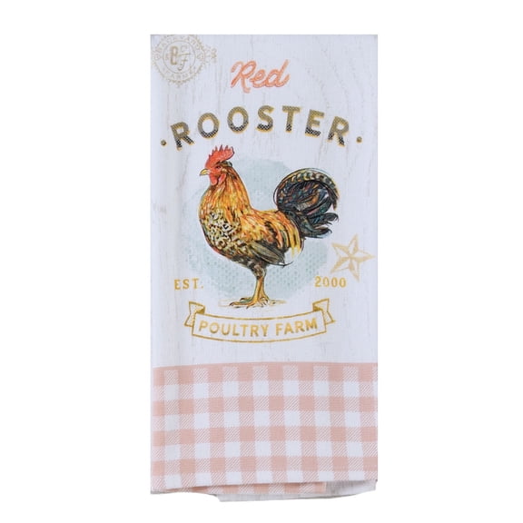 Kay Dee Designs Local Market Red Rooster Dual Purpose Terry Towell