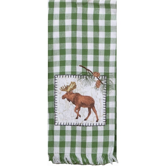 Kay Dee Designs Pinecone Trails Tea Towel, Green