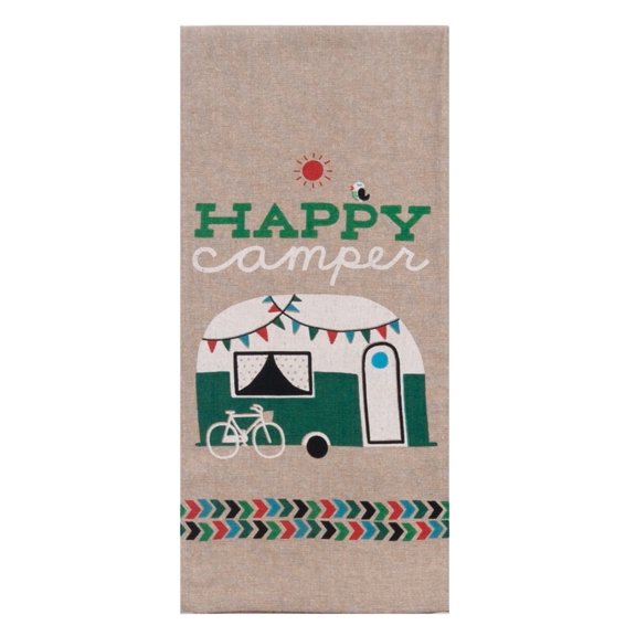 Kay Dee Designs R3019 Happy Camper Tea Towel