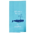 thumbnail image 1 of Kay Dee Designs R4084 Saltwater Whale Embroidered Waffle Towel, 1 of 2