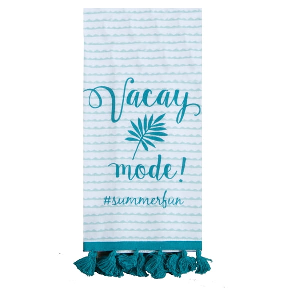Kay Dee Designs Vacay Mode Tea Kitchen Towel, 18" x 28", Various