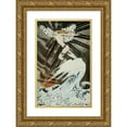 thumbnail image 1 of Kay Rasmus Nielsen 10x14 Gold Ornate Wood Frame and Double Matted Museum Art Print Titled - East of the Sun and West of the Moon Pl 05 (1922), 1 of 4