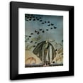 thumbnail image 1 of Kay Rasmus Nielsen 14x18 Black Modern Framed Museum Art Print Titled - East of the Sun and West of the Moon Pl 25 (1922), 1 of 5
