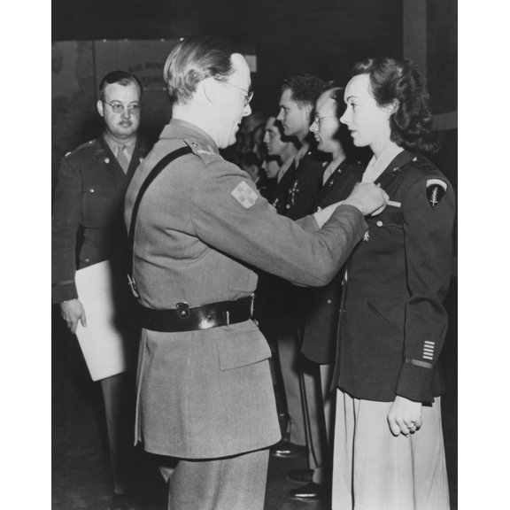 Kay Summersby With Her World War Ii Memorabilia. Her Autographed Portraits Include Winston Churchill History