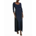 thumbnail image 1 of Kay Unger womens  Arwen Walk-Thru Gown, 16, Blue, 1 of 3