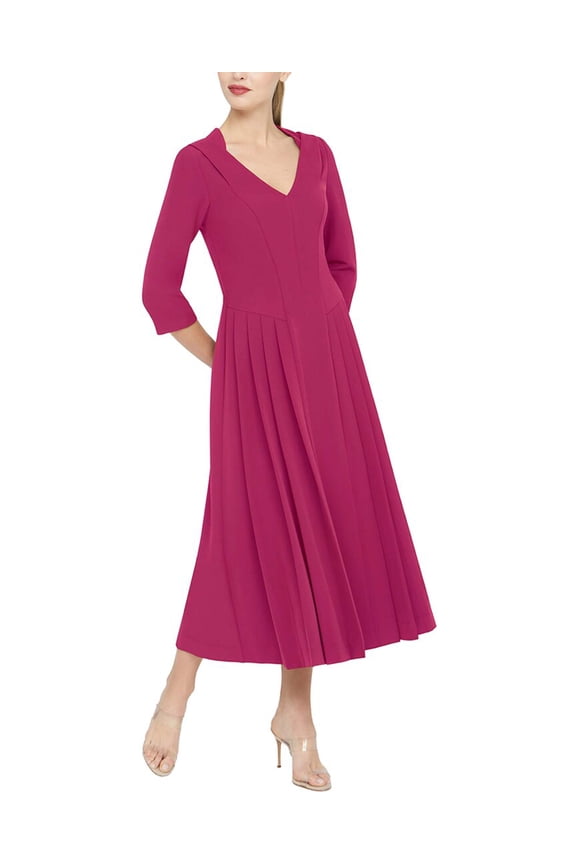 womens Enola Tea Length Dress, 4