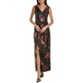 thumbnail image 1 of Kay Unger womens  Liana Column Gown, 14, Purple, 1 of 3