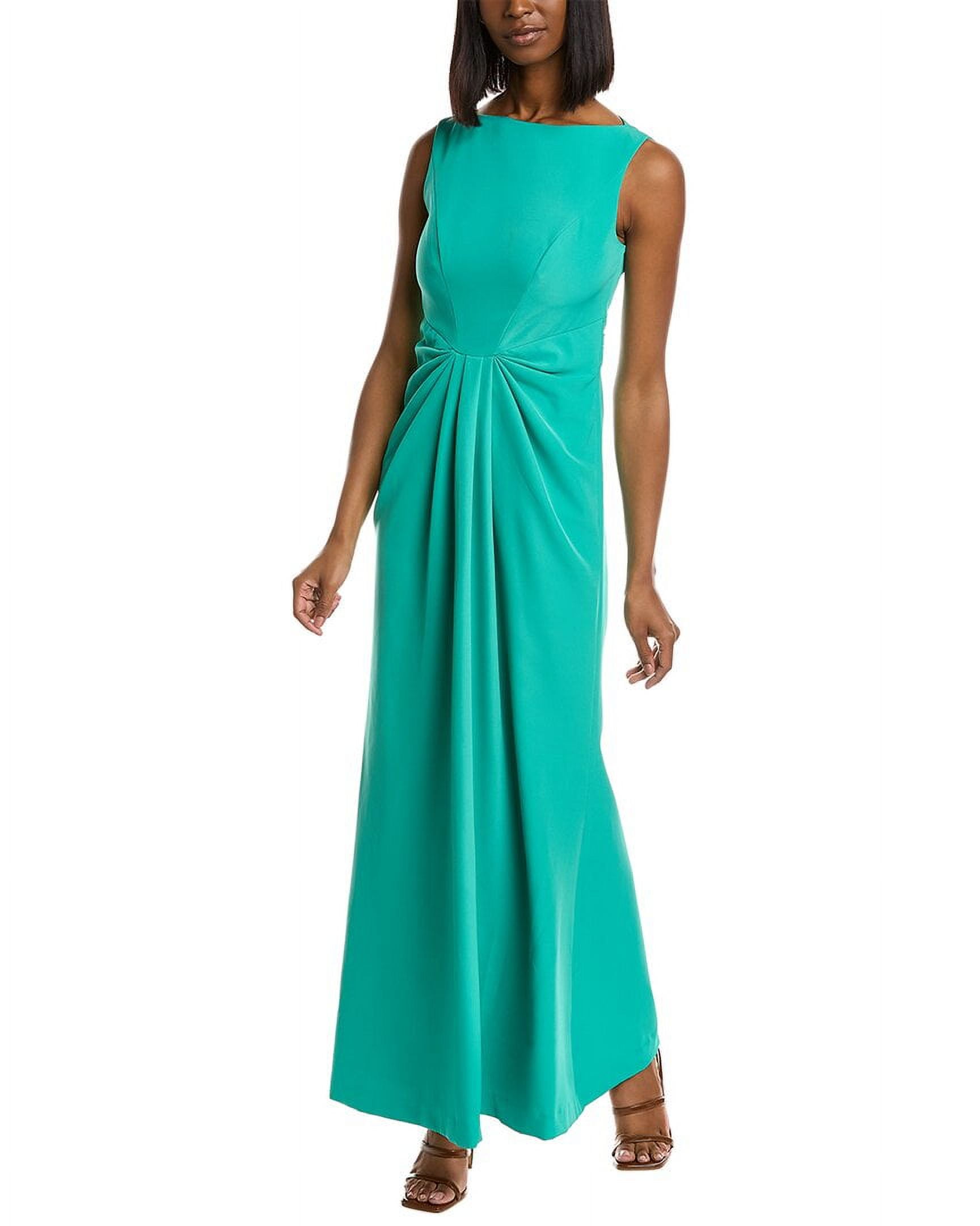 green emerald velvet dress Kay Unger Aurelia Gown 6 main image 0