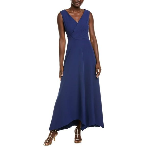 Kay Unger womens  Yara Gown, 0, Blue