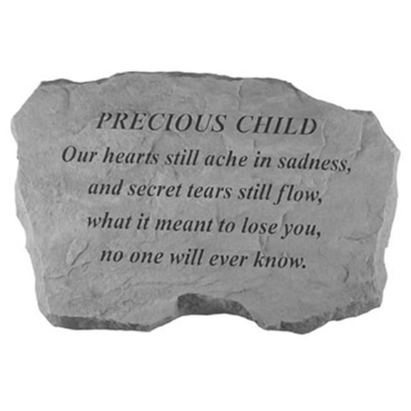 Kay Berry- Inc.  Precious Child-Our Hearts Still Ache In Sadness - Memorial - 16 Inches x 10.5 Inches x 1.5 Inches