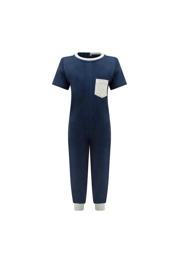 KayCey Secret Zip Back Jumpsuits - Short Sleeve, Ankle Length (KIDS)