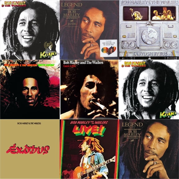 Kaya 40 (2 LP) & Legend (30Th Anniversary) & Babylon By Bus & Natty Dread (180G) & Catch A Fire & Kaya & Exodus & Live (180G) & Legend - The Best Of Bob Marley & The Wailers (2LP)