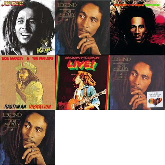 Kaya 40 (2 LP) & Legend & Natty Dread (180G) & Rastaman Vibration & Live (180G) & Legend (30Th Anniversary) & Legend - The Best Of Bob Marley & The Wailers (2LP)