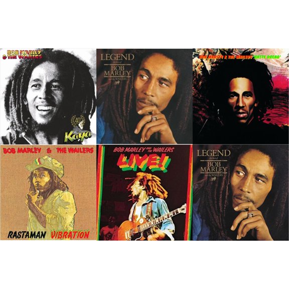 Kaya 40 (2 LP) & Legend & Natty Dread (180G) & Rastaman Vibration & Live (180G) & Legend - The Best Of Bob Marley & The Wailers (2LP)