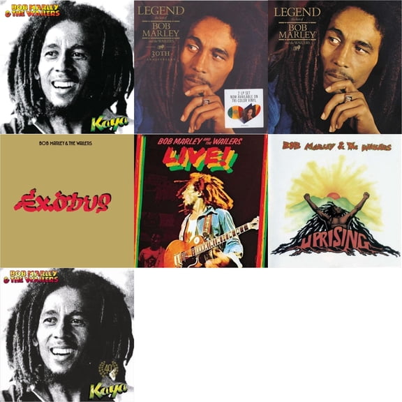 Kaya & Legend (30Th Anniversary) & Legend - The Best Of Bob Marley & The Wailers (2LP) & Exodus & Live (180G) & Uprising & Kaya 40 (2 LP)