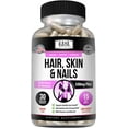 thumbnail image 1 of Kaya Naturals Hair Skin Nail Capsules with Biotin | Hair and Skin Vitamins, Vitamin D Vitamin B-12 A Folic Acid Support, Hair Support Vitamin Supplement for Hair Skin Nails- 30 Count Capsules, 1 of 5
