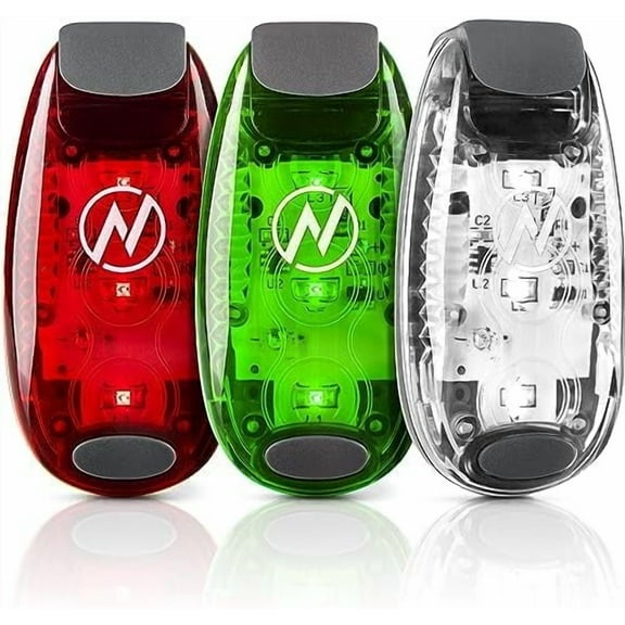 KayaLuma LED Kayak Lights (3 Pack) | Clip On IPX5 Waterproof Marine Navigation Lights for Night Kayaking, Canoeing, Boating, Fishing | High Visibility Kayak Accessories$$Watercraft