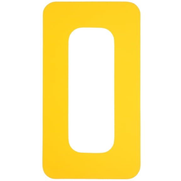 Kayak Fin Surfboard Accessories Yellow 30x16.5x0.1cm Replacement Part for Kayaking and Surfing Gear