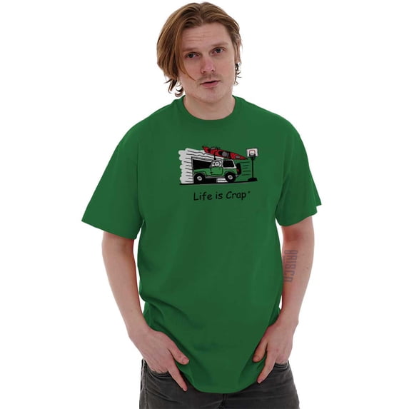 Kayak Adulting Fail Funny Outdoors Men's Graphic T Shirt Tees Brisco Brands X