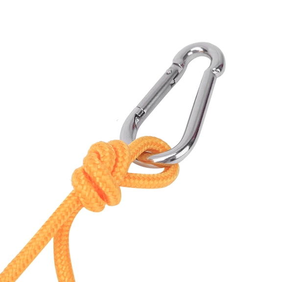 Kayak Anchor Buoy with 27.89ft Nylon Rope and Stainless Steel Hooks, EVA Foam Float for Fishing Accessories, 1 Set stainless steel Buoy Floating Ball Hook Fishing Drift Anchors