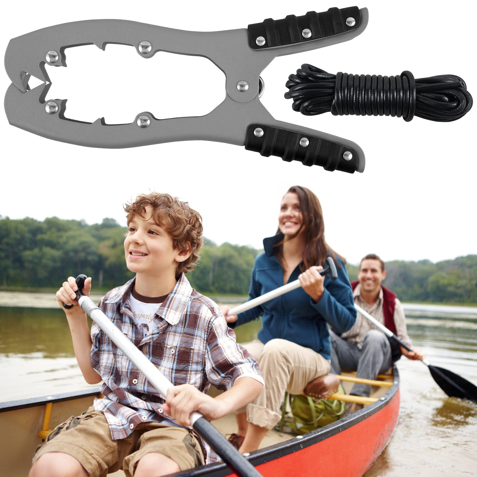 2-Pack Canoe Kayak Toggle Handles With Cord, Carry Rope Accessory For Boats, Kayaks, And Small Watercraft