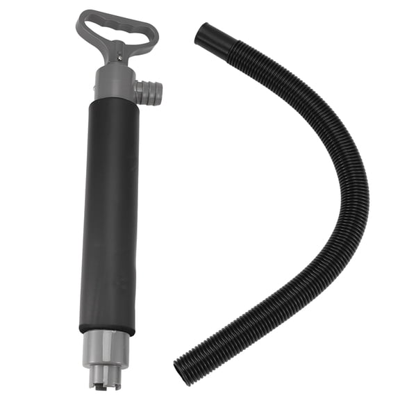 Kayak Bilge Pump Floating Hand Pump Portable Hand Water Pump Kit Bilge Pump for Kayak Canoes and Boats Accessories,1 X marine manual water pump 1 X adapter tube,Gray & Black