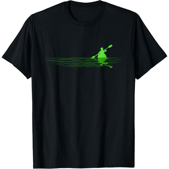 Kayak Boat Kayaking Paddling Graphic Kayaker T-Shirt