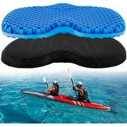Kayak Boat Seat Cushion, Thicken Anti Slip Waterproof Gel Kayak Seat, Portable Canoe Rowing Rubber Dinghy Pad for Stadium Sit in Kayak Inflatable Fishing Kayak Canoe Kayak Office Cushion Accessories