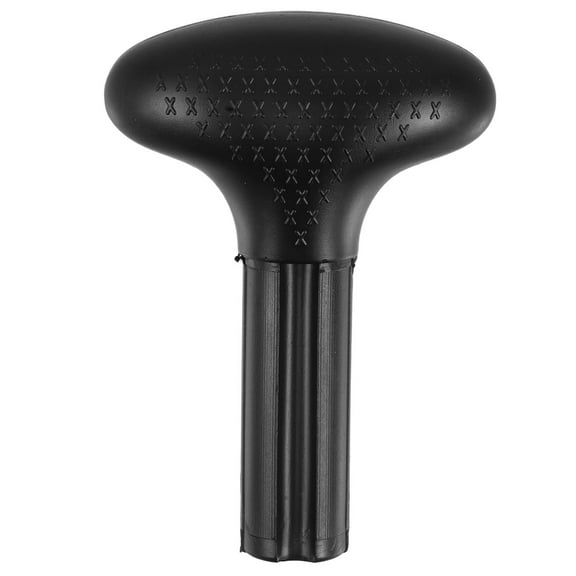 SOPOTUTU Lightweight Black Plastic Paddle Handle with Ergonomic Grip for Water Sports